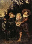 HALS, Frans The Group of Children Norge oil painting reproduction